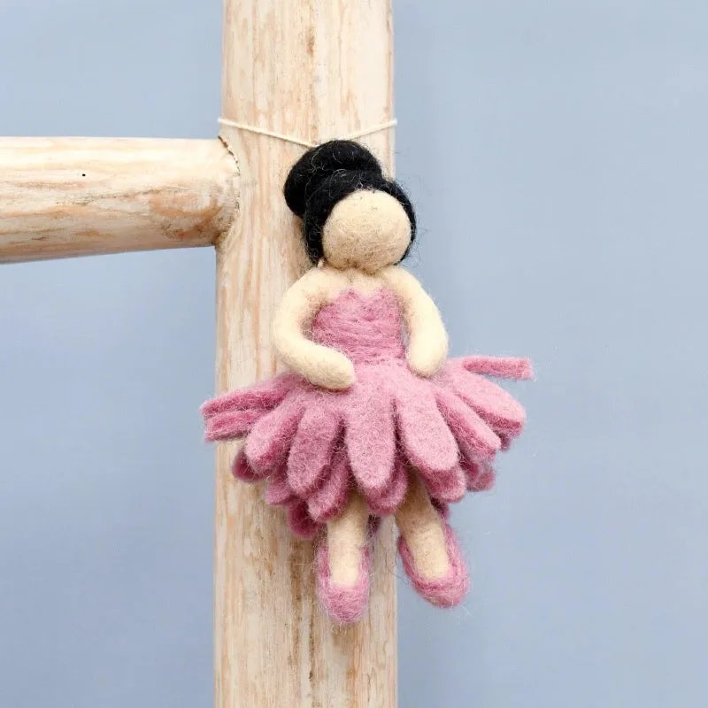 Felt Waldorf Pocket Doll - Blush Pink