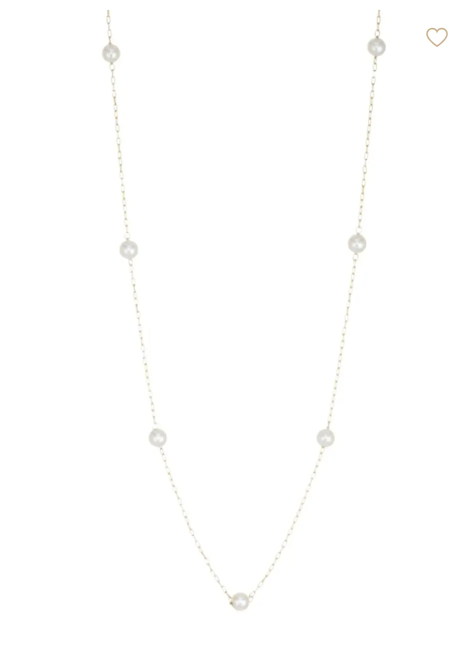 Floating Pearl Necklace