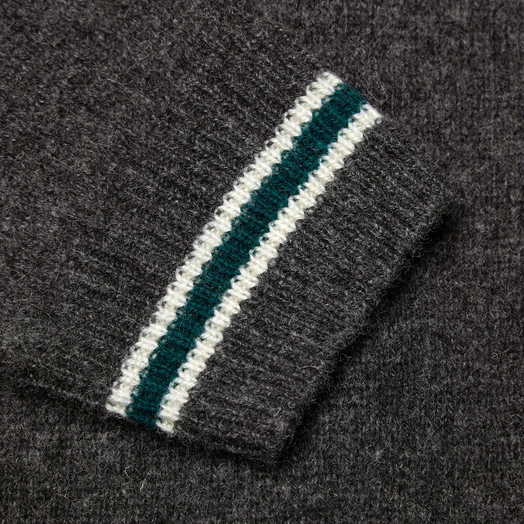 Fred Perry Shetland Wool CardiganGraphite Marl