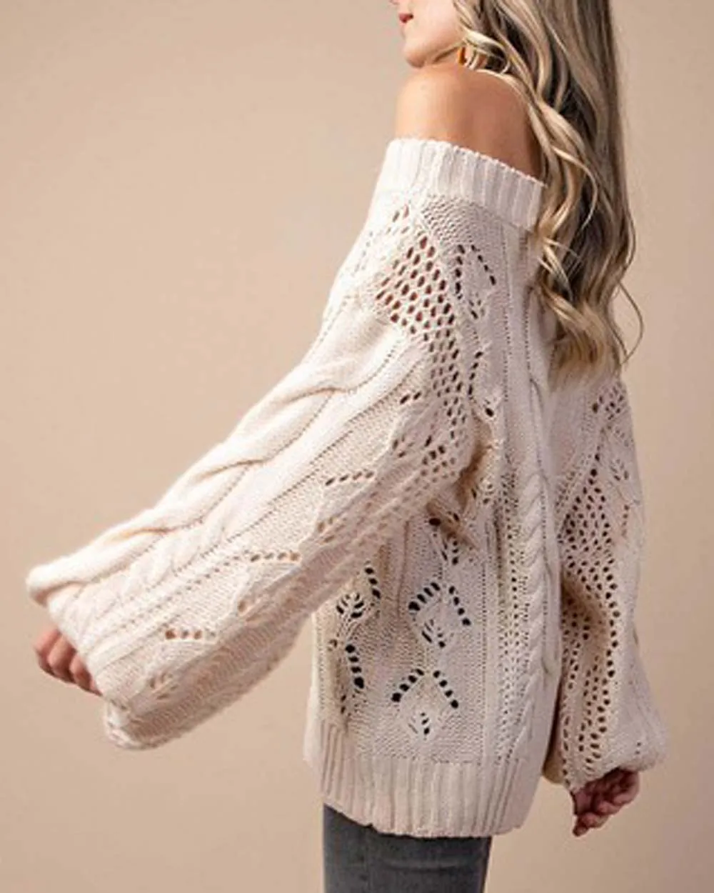 Frost & Ash Sweater in Cream