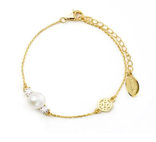 Georgini - Oceans Noosa Freshwater Pearl Bracelet Gold