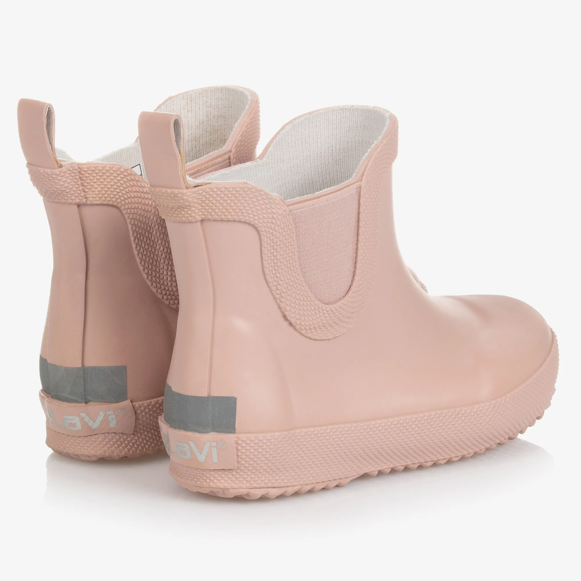 Girls Pink Short Rain Boots