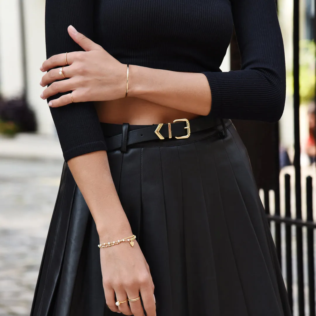 Gold Layered Pearl Bracelet