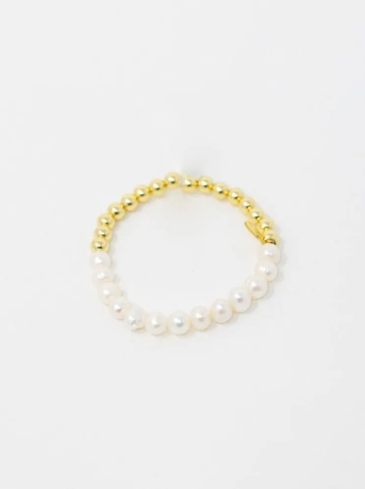 Half Pearl Bracelet