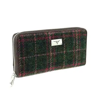 Harris Tweed Long Zip Wallet [21 Colors ]