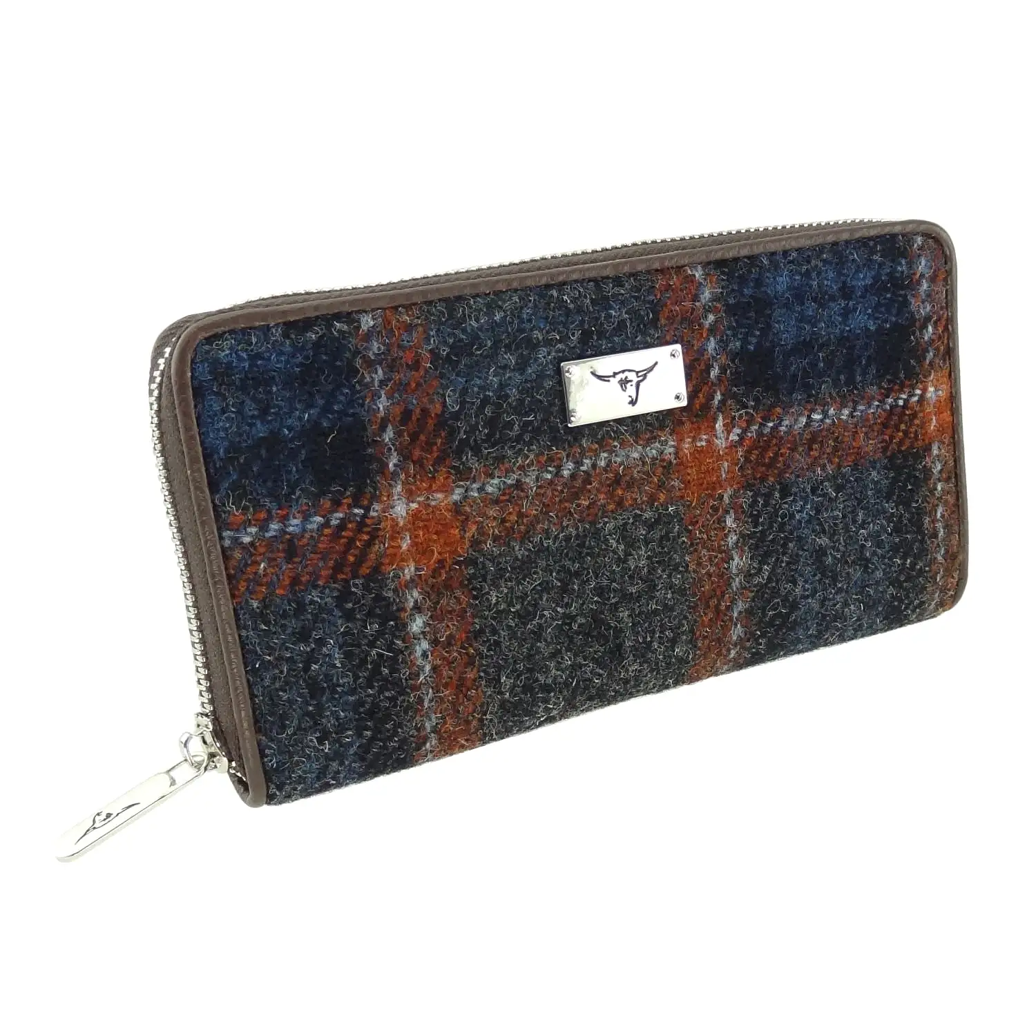 Harris Tweed Long Zip Wallet [21 Colors ]