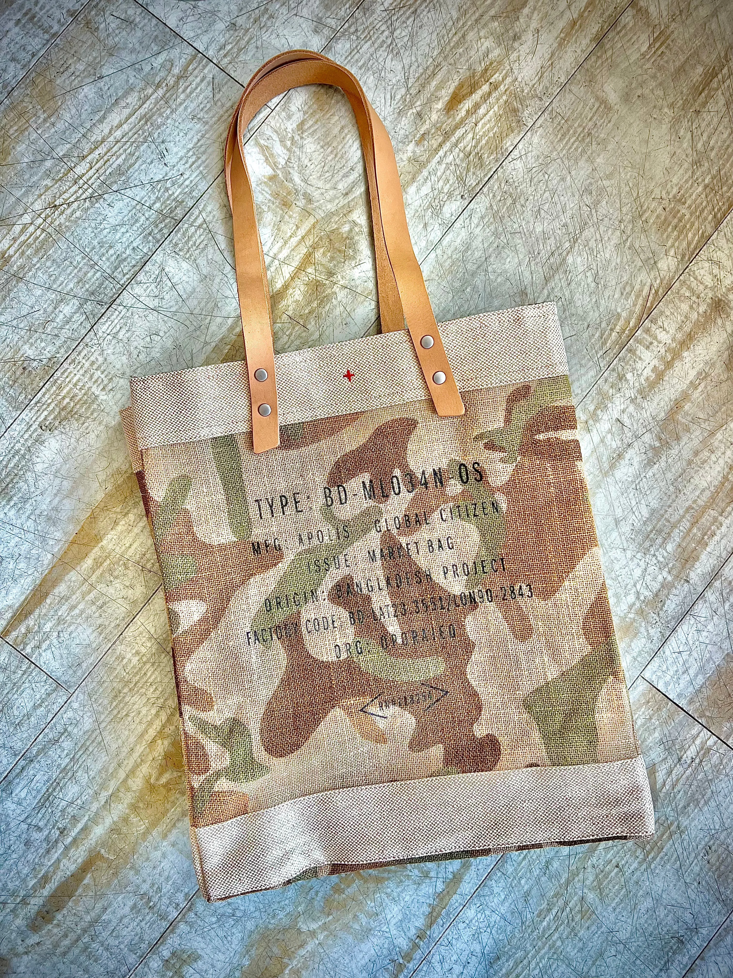 Hermosa Beach Market Tote - Safari