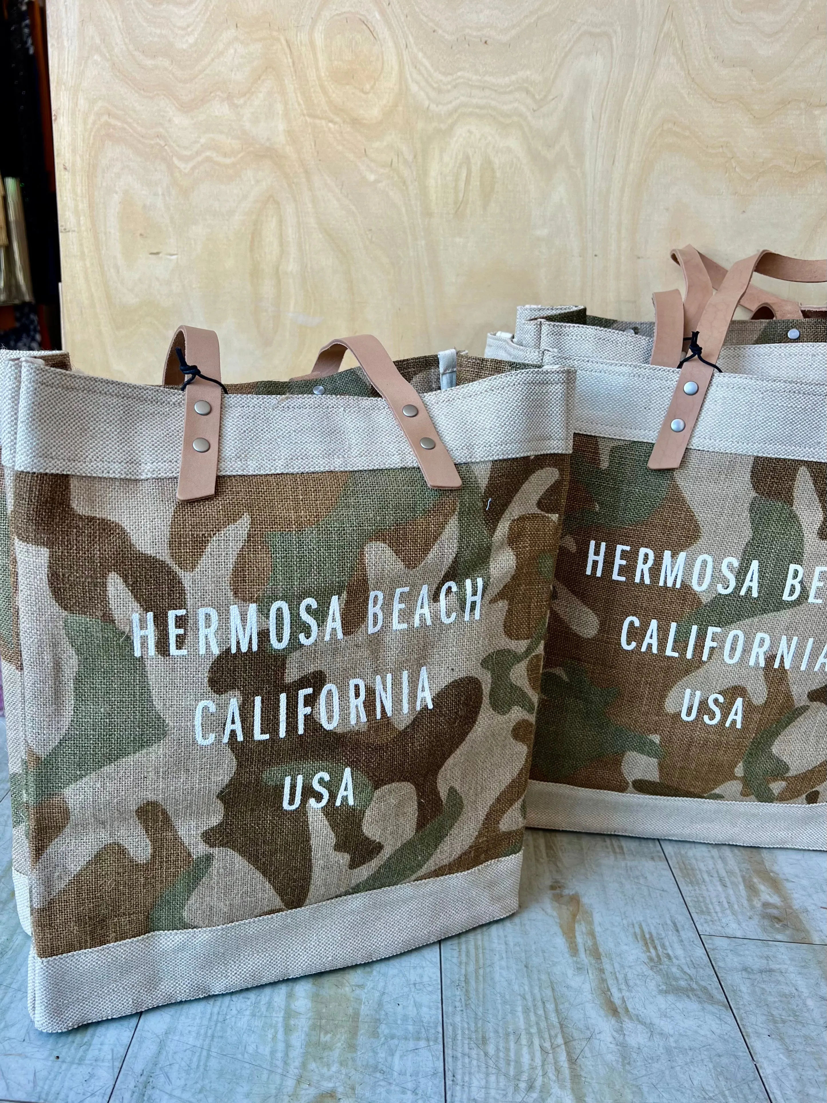 Hermosa Beach Market Tote - Safari