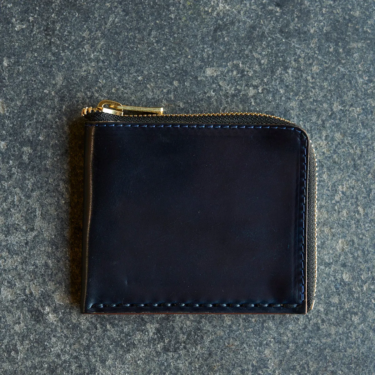 Horween Shell Cordovan Zip Wallet No.11