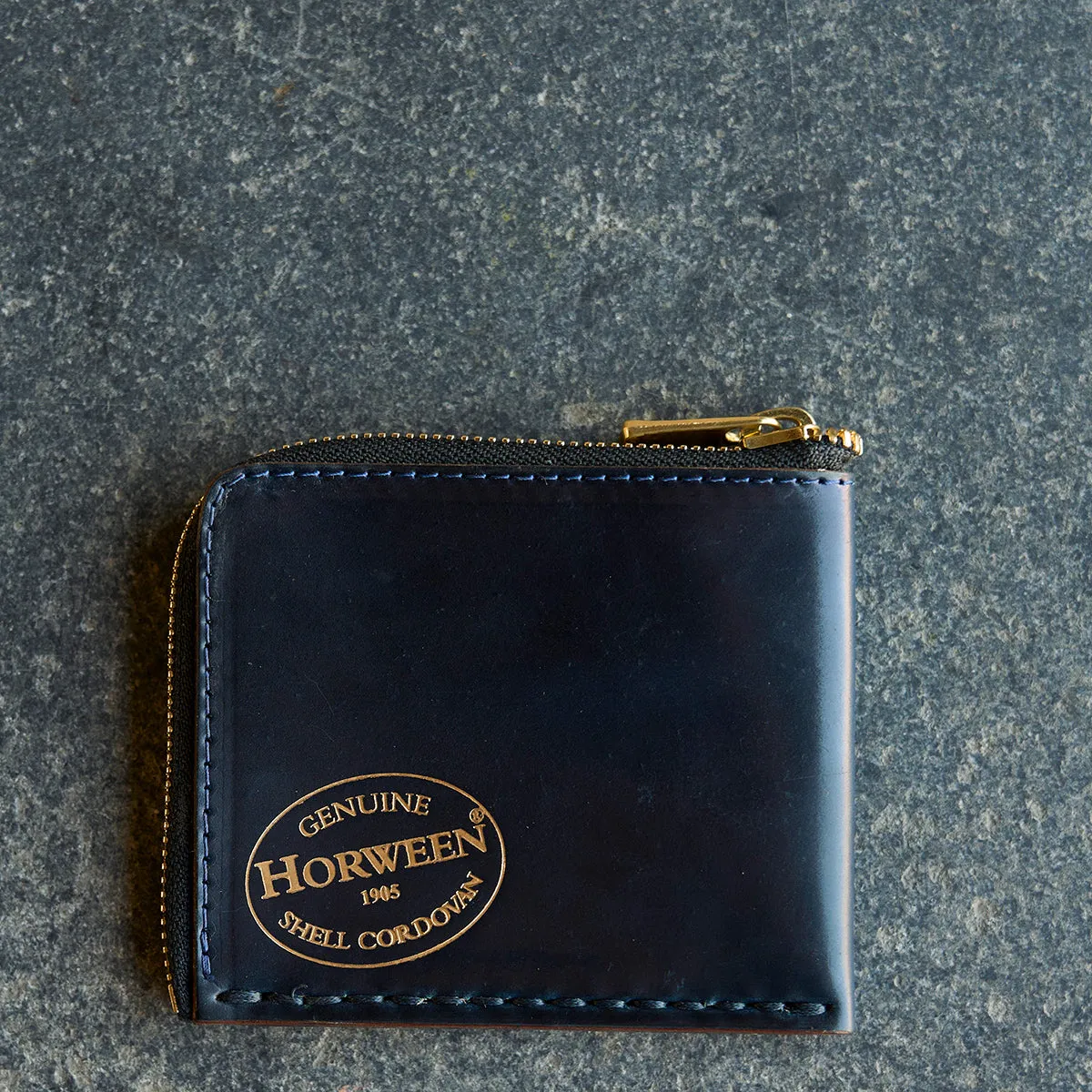 Horween Shell Cordovan Zip Wallet No.11