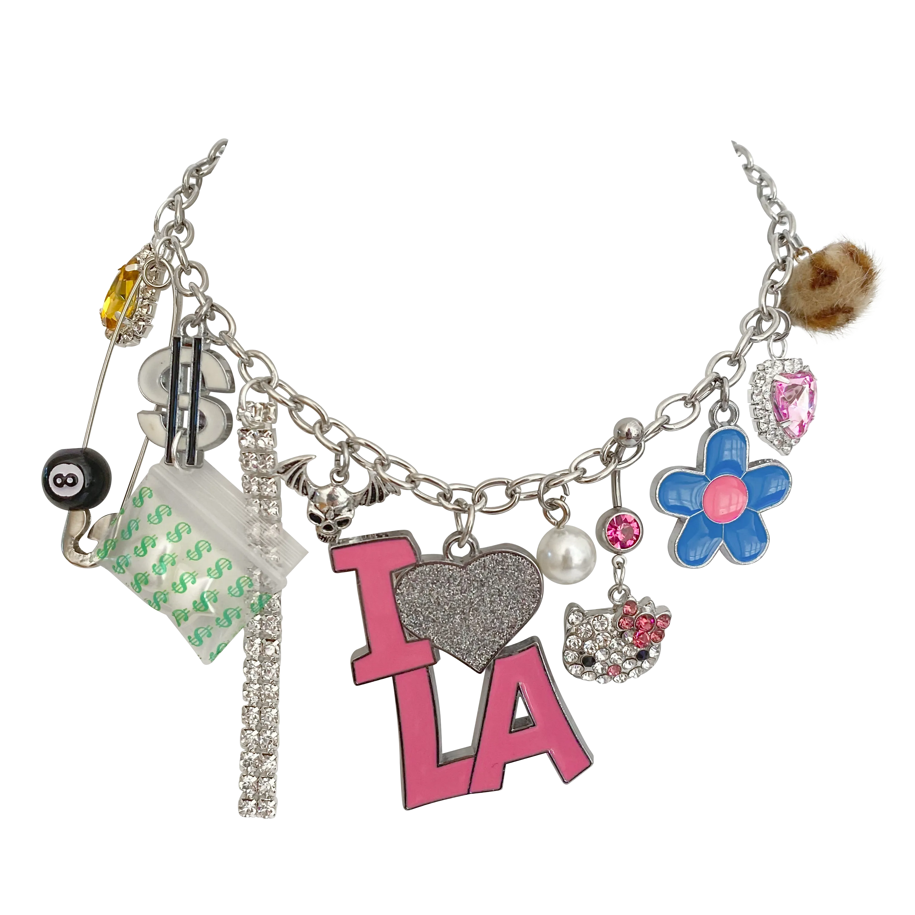 I Love L.A. Charm Necklace