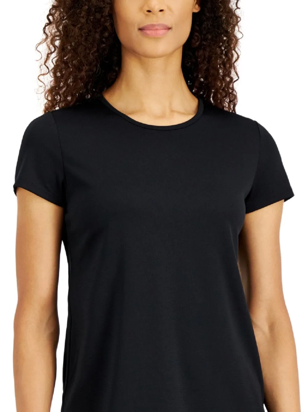 ID Ideology Women's Mesh T Shirt Black Size X-Small