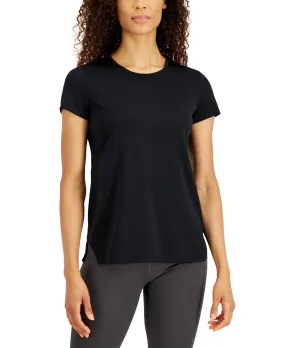 ID Ideology Women's Mesh T Shirt Black Size X-Small