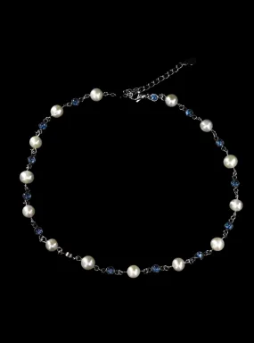 Jeweled Pearl Necklace