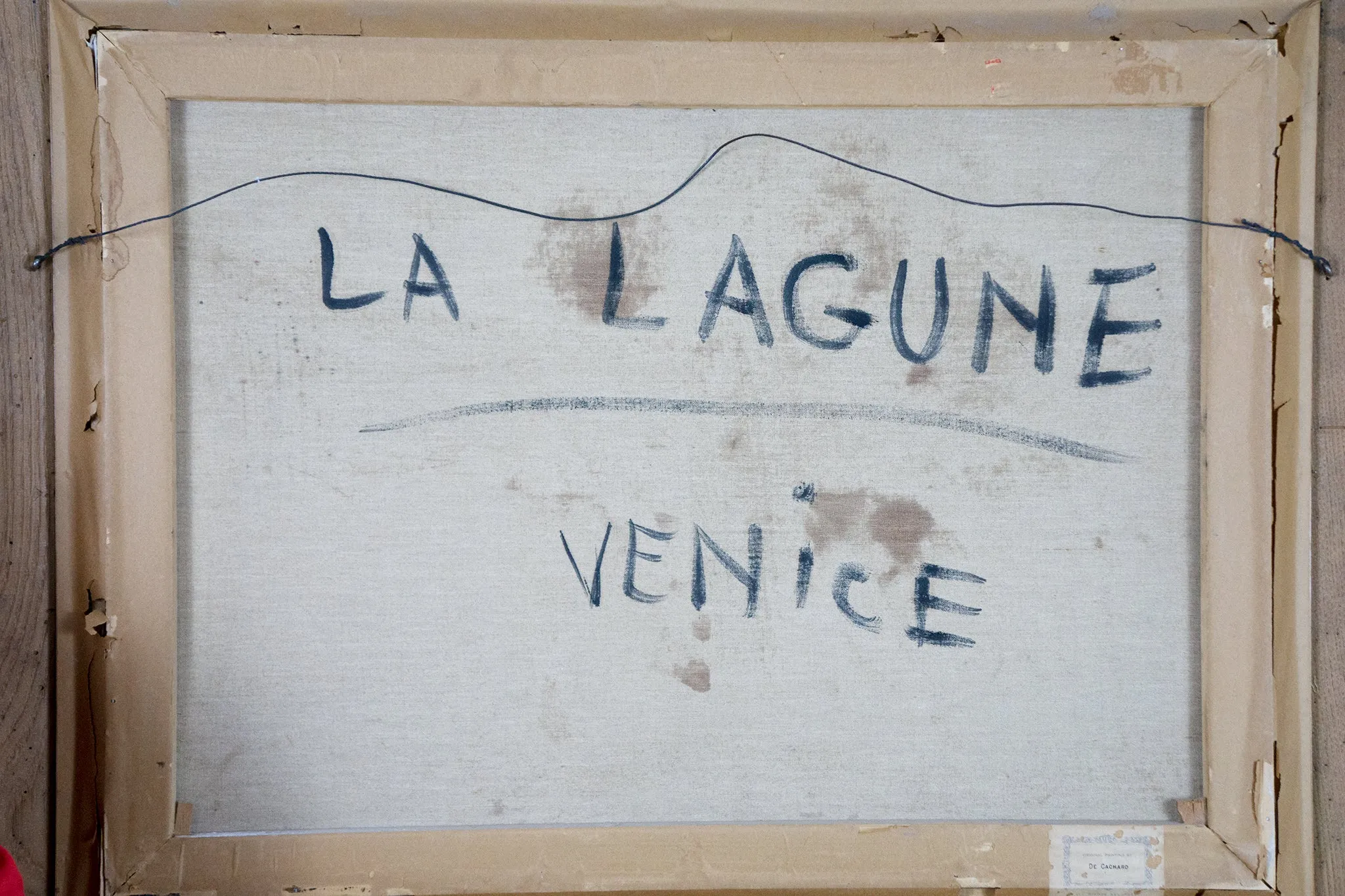 “La Lagune (Venise),” Régis Bouvier de Cachard, 1960.