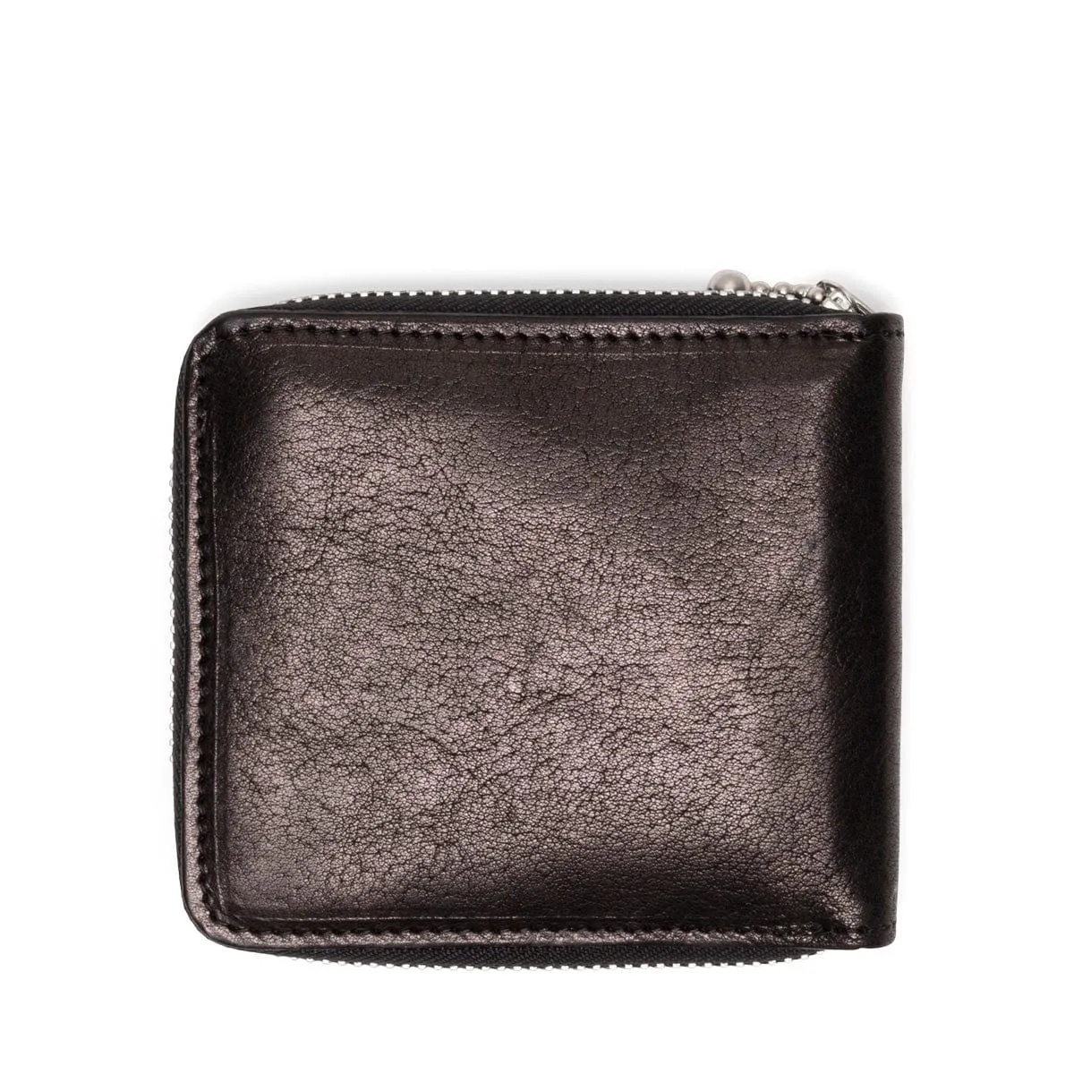 LEATHER RAINBOWY ZIP WALLET BLACK | Bodega