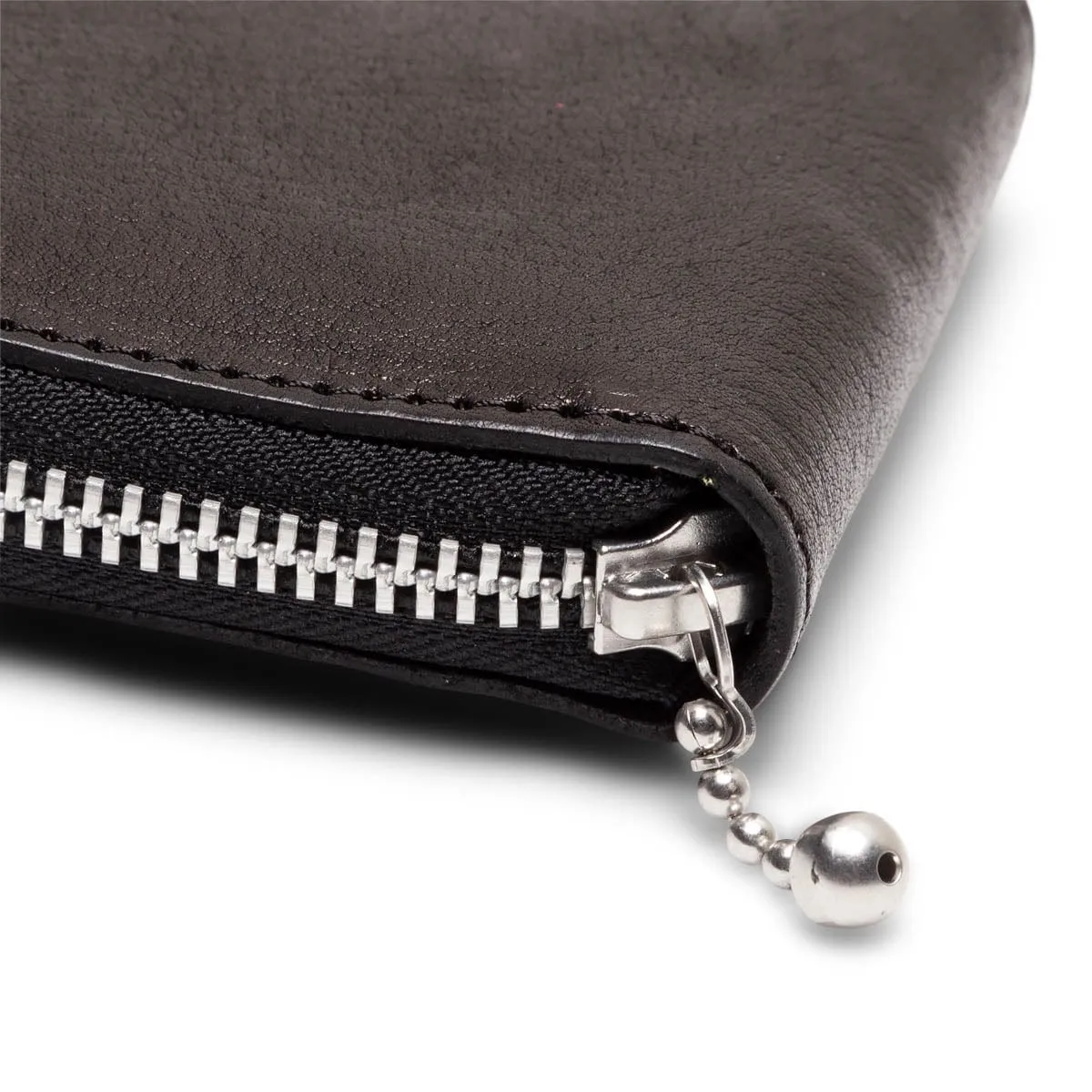 LEATHER RAINBOWY ZIP WALLET BLACK | Bodega