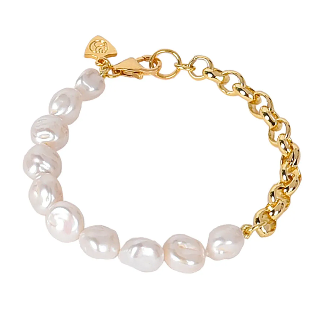 Lisa Keshi Pearl Bracelet