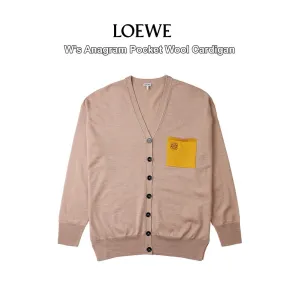 LOEWE  |Casual Style Wool Street Style Long Sleeves Plain