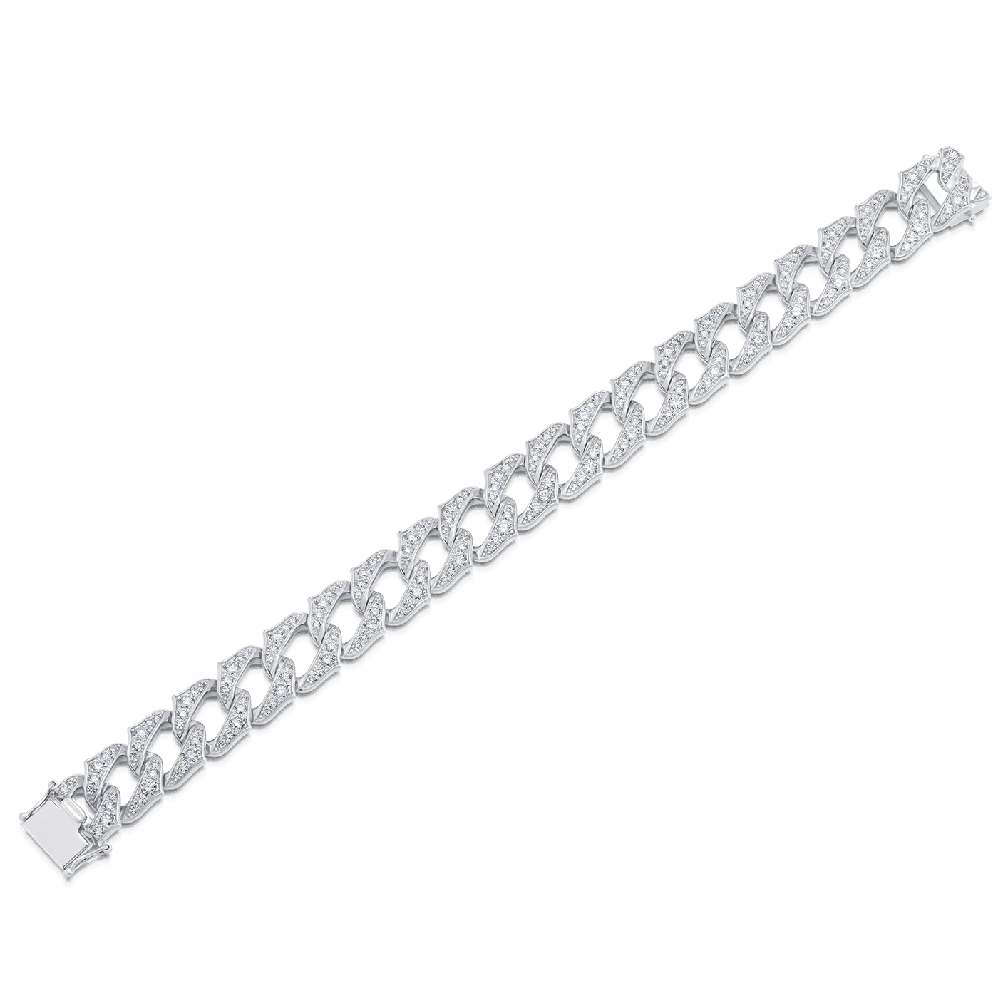 Lucia Thick Link Diamond Bracelet