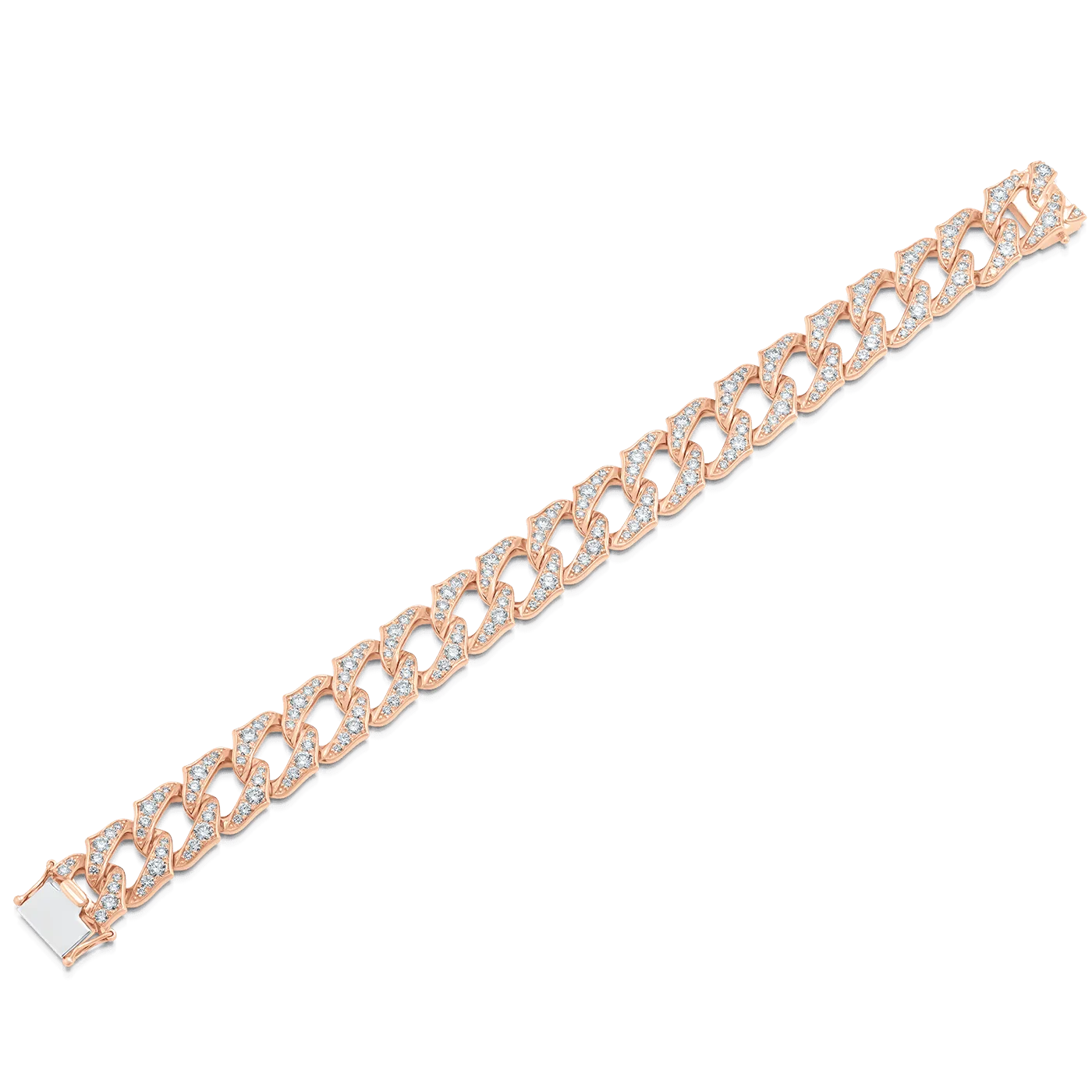 Lucia Thick Link Diamond Bracelet