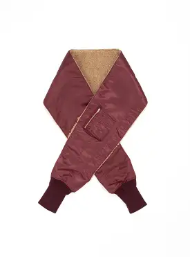 MA-1 Globe Stole Burgundy