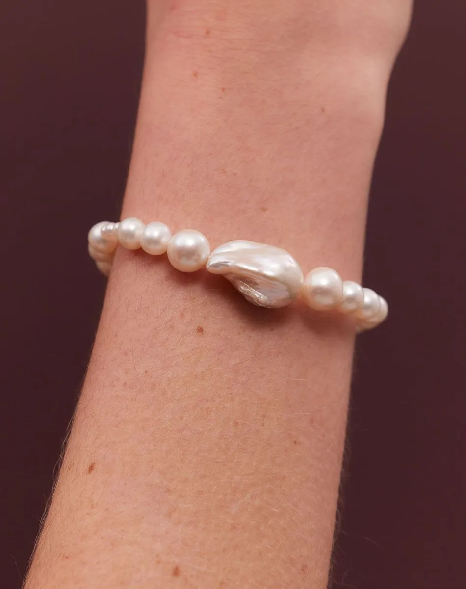 Meadowlark - Bon Bon Pearl Bracelet SS