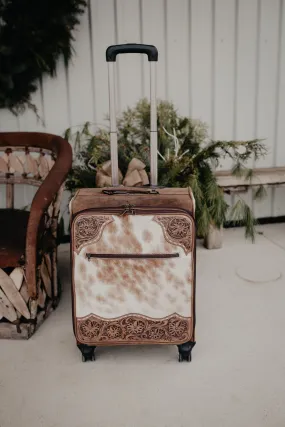 Medium Cowhide Luggage Bag