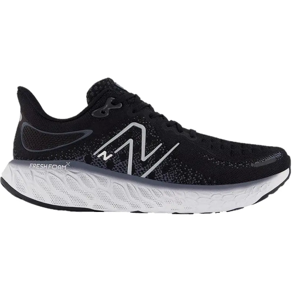 Men's New Balance Fresh Foam X 1080v12, Black/Thunder/White, 7 4E Extra Wide