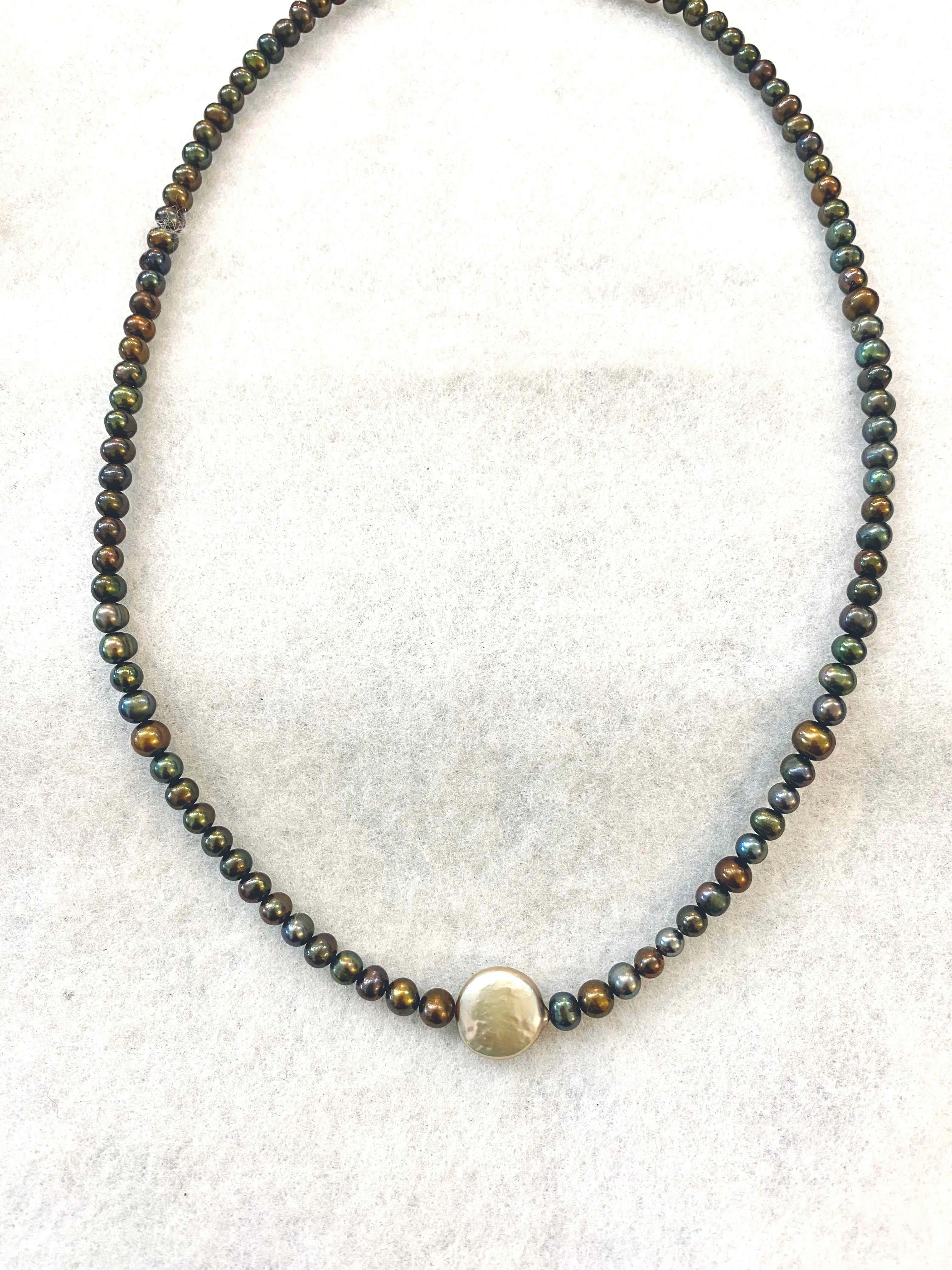 Mix Pearl Beads Necklace Made In PDX