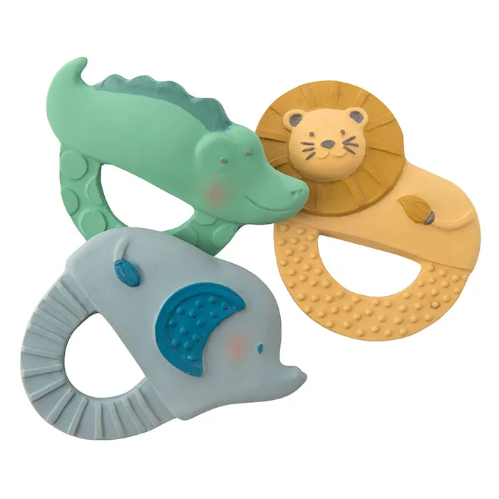 Moulin Roty Sous Mon Baobab Rubber Teething Ring Crocodile