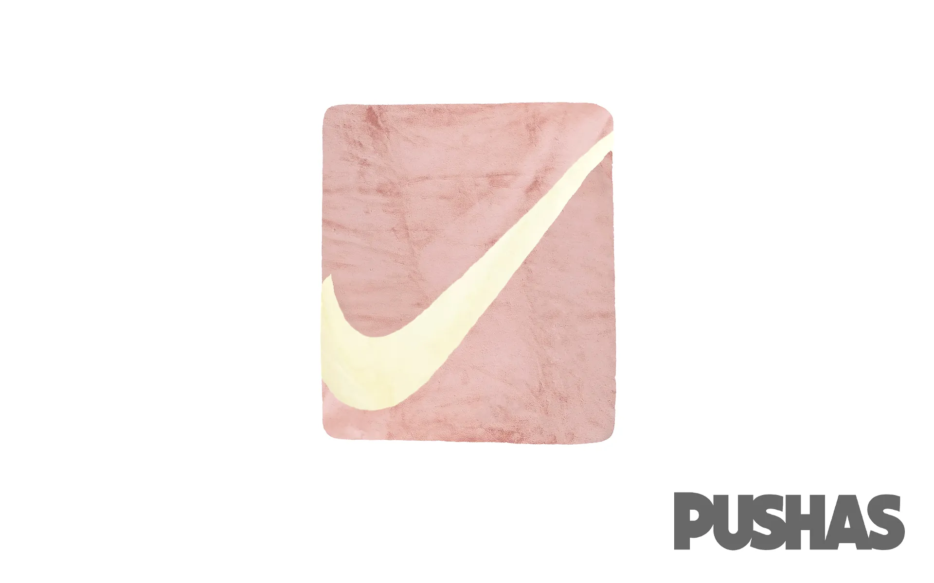 Nike Swoosh Faux Fur Blanket 'Pink Oxford/Cashmere/Cashmere'