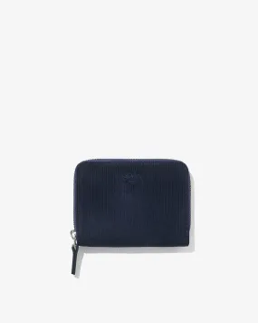 Noah Corduroy Zip Wallet  Navy