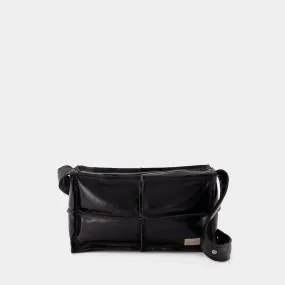 Numeric Top Handle Mini Purse - MM6 Maison Margiela - Leather - Black