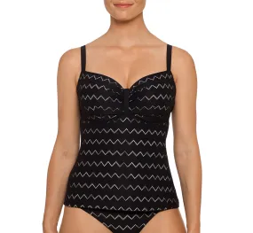 PrimaDonna Maya Padded Tankini Top (4004370) - Black