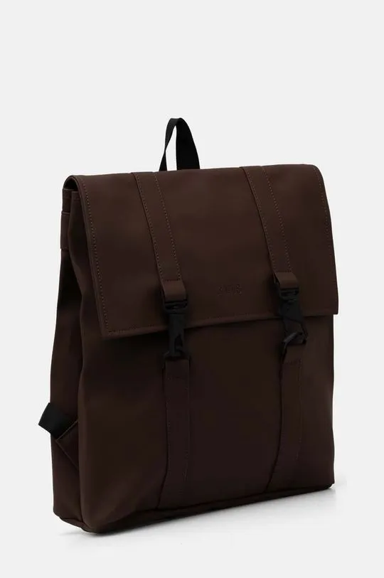 Rains backpack MSN Bag Mini W3 brown color smooth 13310-23