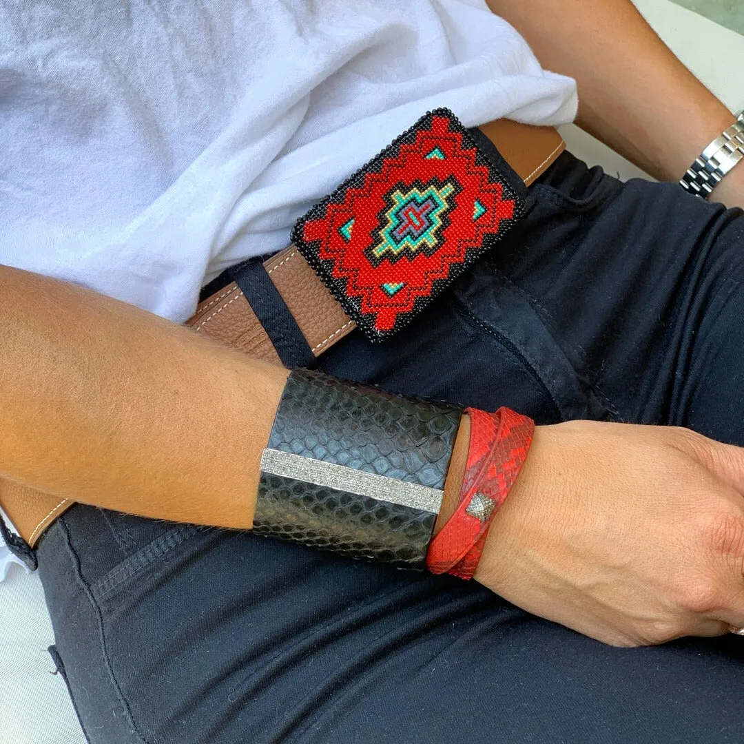 Red Double Wrap Bracelet