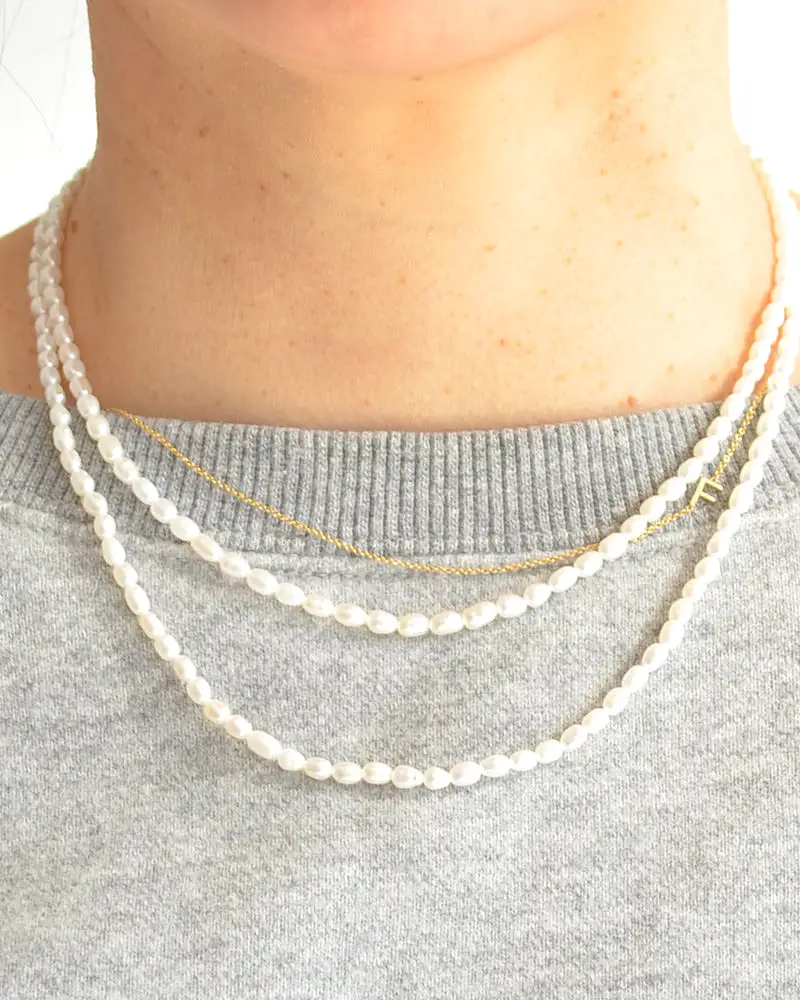 Rice Pearl Necklace