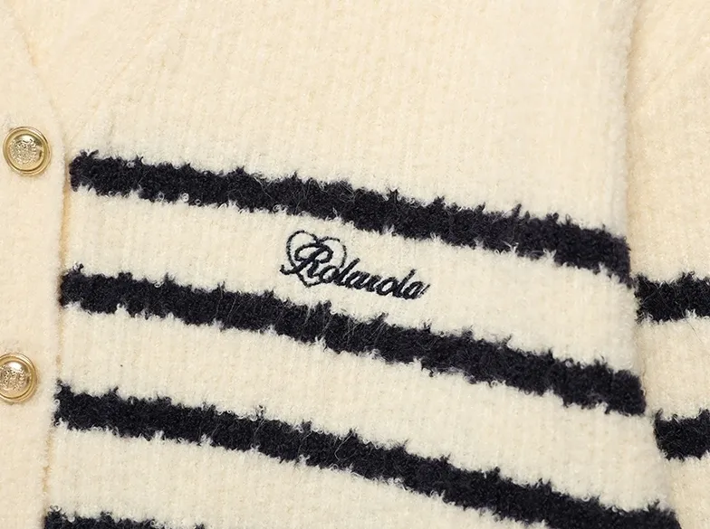 rolarola  |Stripes Casual Style Wool Nylon Street Style Long Sleeves