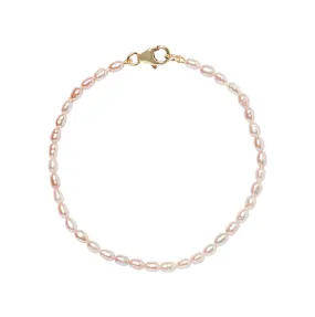 Seed Pearl Bracelet Pink