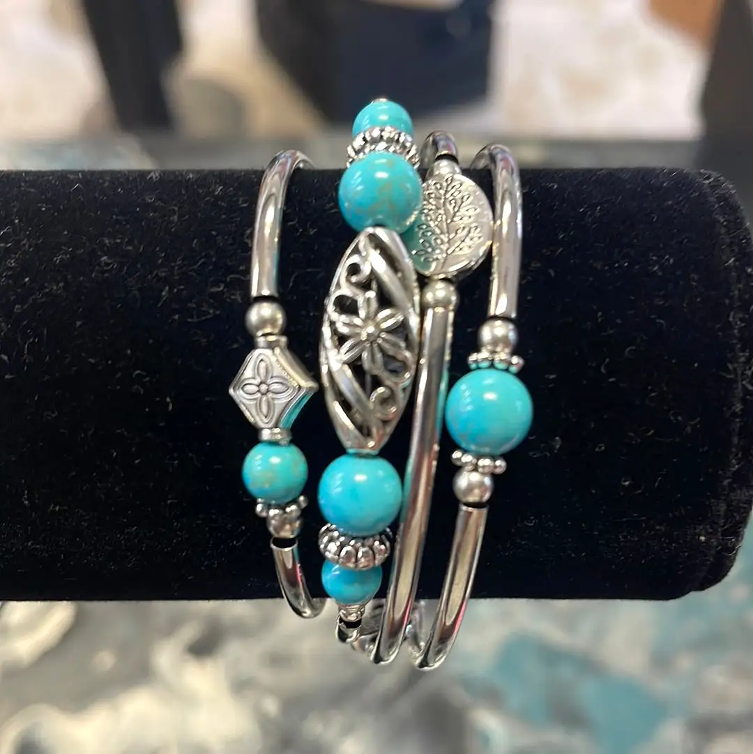 Silver Wrap Bracelet