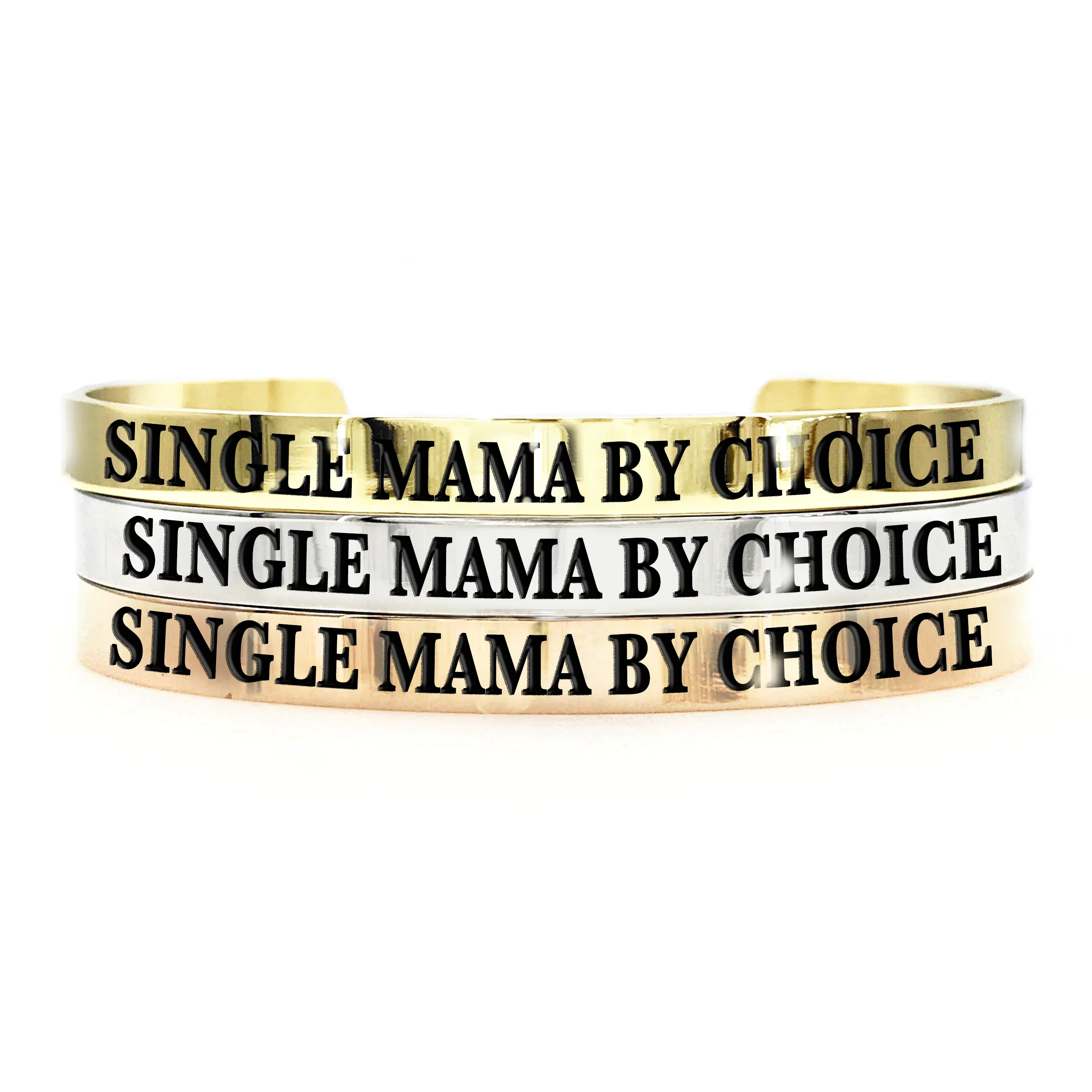 Single Mama By Choice Thick Bangle