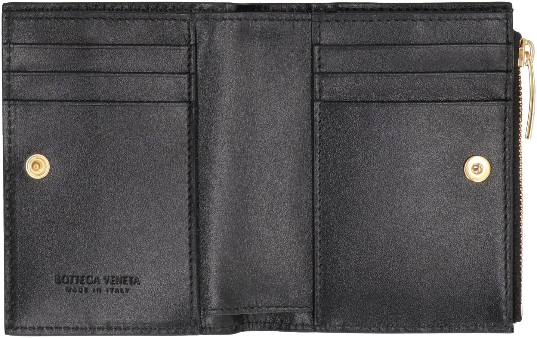 SMALL INTRECCIATO BI-FOLD ZIP WALLET