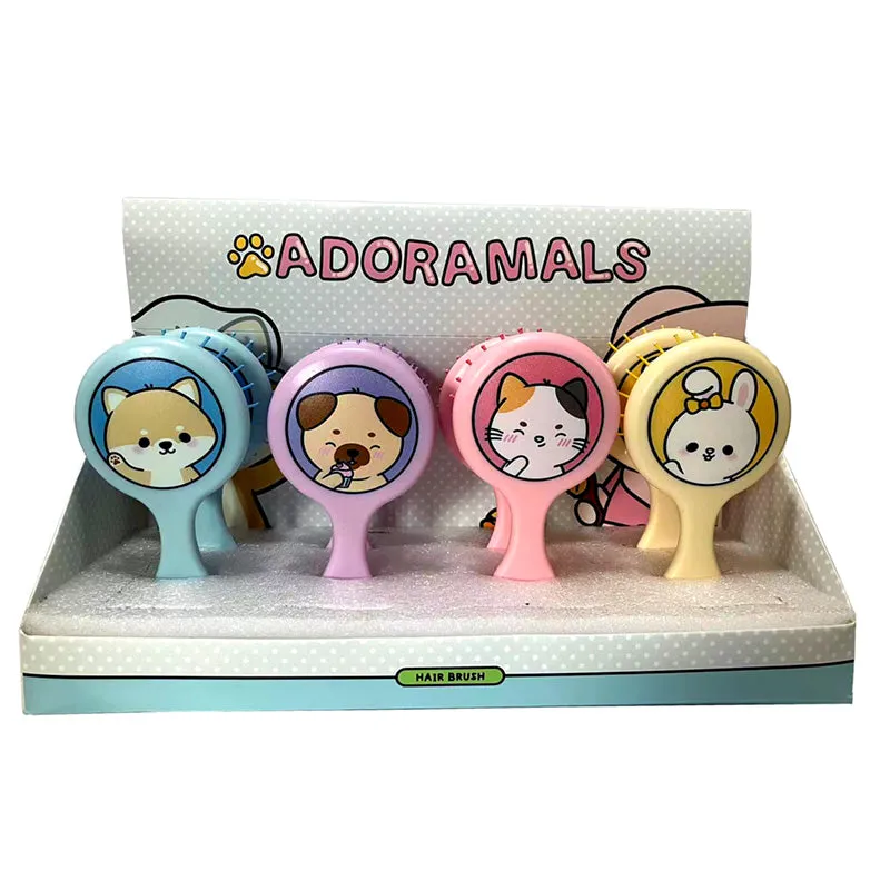 Small Shaped Hair Brush - Adoramals Pets BRU35