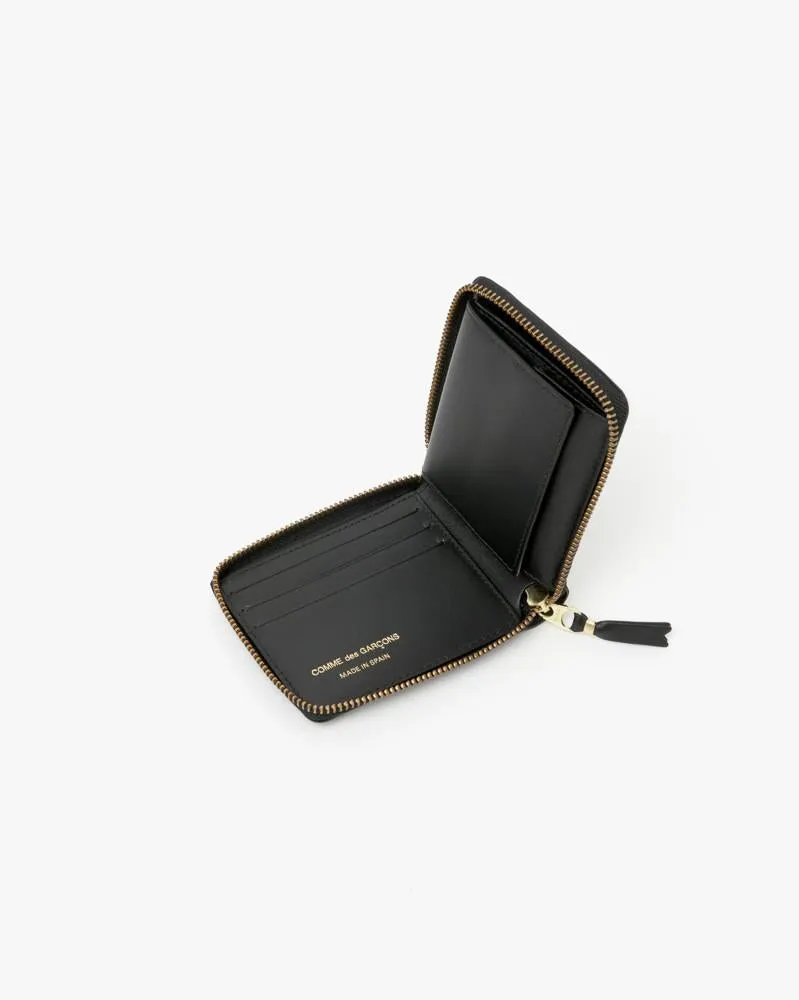 Small Zip Wallet in Black