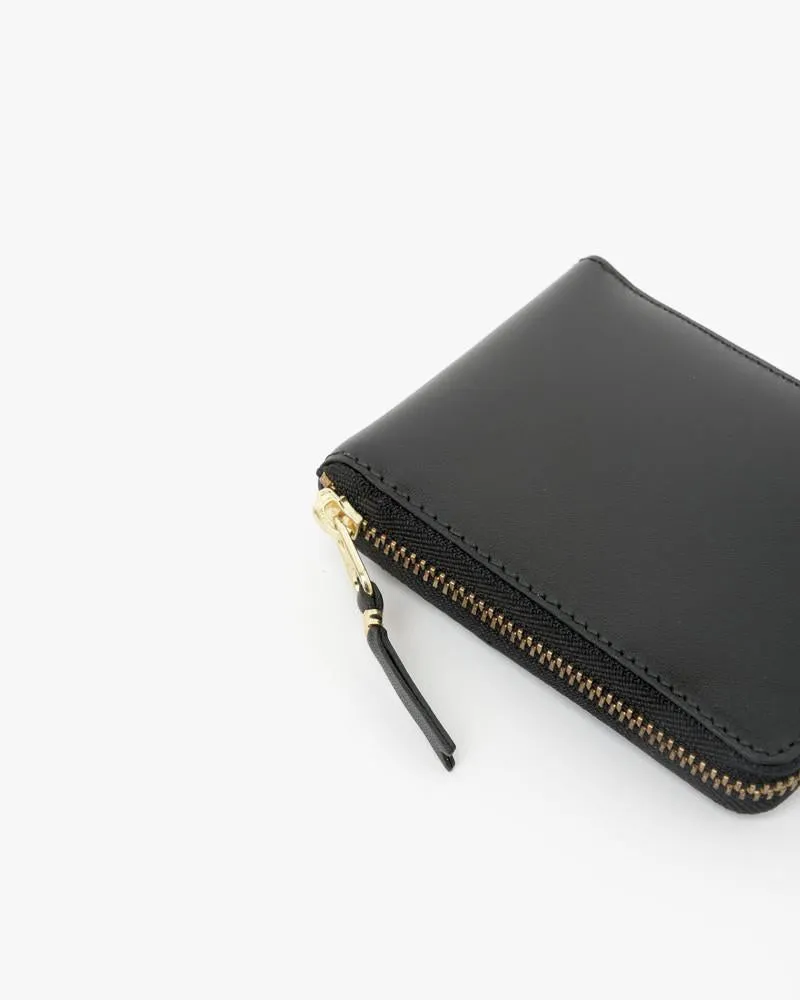 Small Zip Wallet in Black