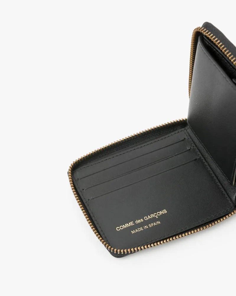 Small Zip Wallet in Black