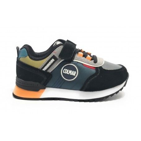 SNEAKERS COLMAR BAMBINO TRAVIS SPORT FLASH NAVY-MULTICOLOR Y07  TG:30>35