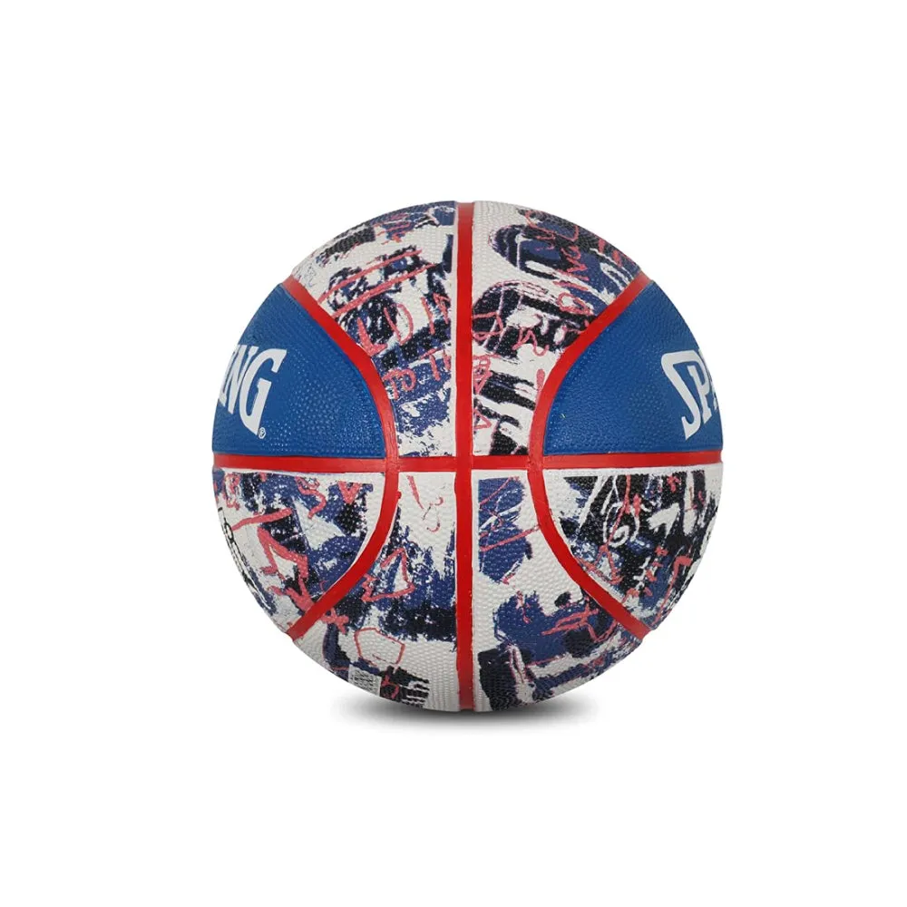 SPALDING Garffiti Basketball (Blue/White/Red)