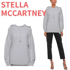 Stella McCartney  |Wool Rib Street Style Long Sleeves Plain Oversized